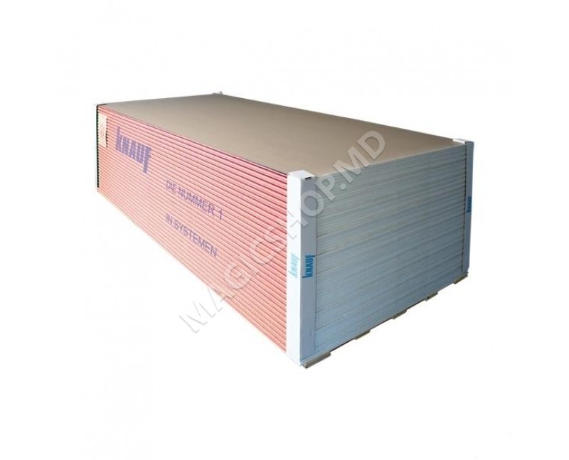 Гипсокартон KNAUF 1,2x2,5m x 12,5mm, IGN (52)